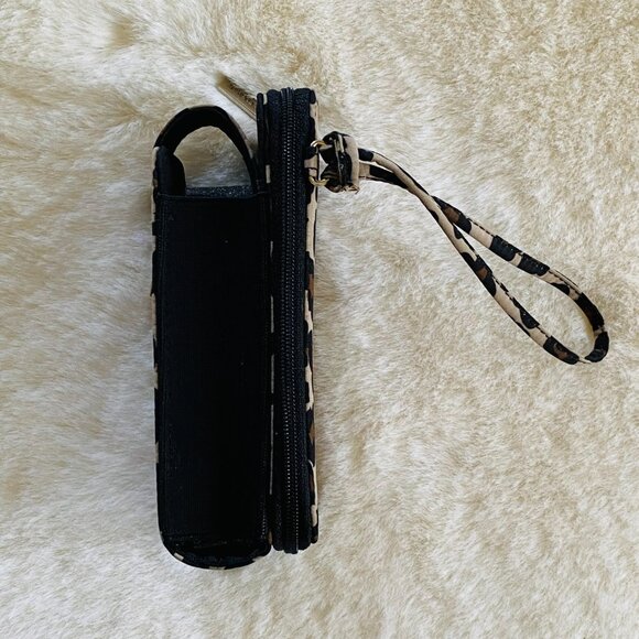 Nine West leopard print Y2K cell wallet wristlet - Picture 4 of 9